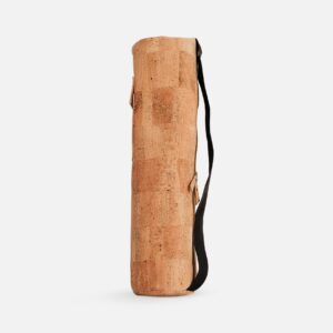 Yoga bag eco cork leather (light brown)