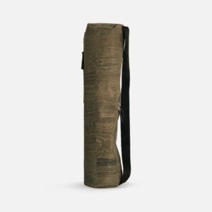 Yoga bag eco cork leather (dark green)